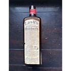 Antique Lash s Bitters Amber Glass Bottle Original Labels 1918 Patent Medicine