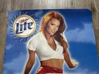2001 Miller Lite Angelica Bridges Baywatch Playboy Model Sexy Girl Beer Poster