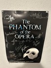 Phantom Of The Opera Majestic Theater Ny Broadway Cast Signed Poster
