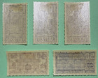 1936 Germany Freie Stadt Danzig Poland Gdansk Sc b15-b19 Mlh     Xf