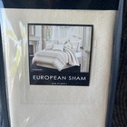 J Queen New York Euro Pillow Sham Somerset Tan Khaki  26 x26  Square Bedding New
