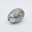 19th Century Continental Solid Silver Egg Pomander   Vinaigrette