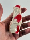 Vtg 30s Christmas Celluloid Santa Claus Xmas Rattle Toy