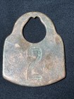 Vintage Brass Cow Number Tag Dairy Farm Cattle Marker 2 Double Sided Original