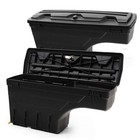 Truck Bed Tool Box For Toyota Tacoma 2005-2020 Driver Passenger Side Rear Black