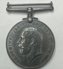 Georggivs V Britt omn Rex Et Ind Imp Wwi British War Silver Medal 1914-1918