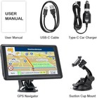 Semi Truck Gps Commercial Driver Big Rig Accessories Navigation System Trucker