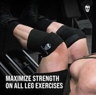 Gymreapers Knee Wraps  pair  With Strap For Squats  Weightlifting  Powerlifting 