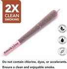 Pre Rolled King Size Rolling Papers Cones 100 Pack Unbleached Tips