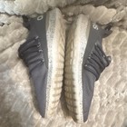 Adidas F70953 Men s Gray White Lace Up Low Top Athletic Sneakers