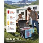 Uimoso 12v Portable Car Fridge Freezer  82 4 Qt 78l Electric Cooler