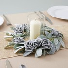 100 Pack Gray Artificial Flowers  Bulk Stemless Fake Foam Roses For Crafts  3 