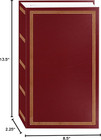 3 Ring Pocket Burgundy Photo Album Holds 504 Pictures 4x6 Slip In