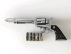1950s Nichols Stallion 45 Mark Ii Cap Gun With 5 Rounds Cartridges