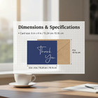 100 Pack Thank You Cards With Envelopes Bulk Set   Stickers - 4x6 Inch Blank    