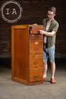 Early 20th Century Quartersawn Oak File Cabinet By Browne-morse