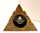Vintage Stargate Applause Photo Frame Gold Pyramid Triangle Hieroglyphic Rare