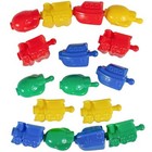  Transportation Linking Blocks - Set Of 36 - Ages 2  - Connecting Blocks For 