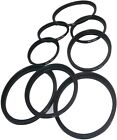 Camdesign 8pcs Metal Step Up Rings Lens Adapter Filter Set Compatible W  Slr