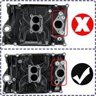 2bbl Cast Iron Vortec Marine Intake Manifold Fit Volvo Penta Mercruiser 4 3l