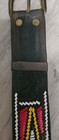 Vintage Transylvania Saxon Folk Costume Belt Leather Embroidery German Romania