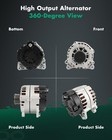11582 Alternator For Cayenne 3 6l 2010 12v 220a Cw 7-groove Clutch Pulley