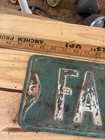 Vintage Embossed Porcelain retired Street Name Sign Fairfax Road 24   x6   