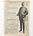 1900 Mens Suits Fancy Worsted Advertisement Victorian Sears Roebuck 5 25 X 7  