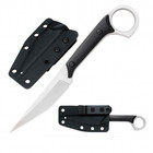 Elitedge Fixed Blade Tactical Dagger Stainless Edc Belt Knife   Kydex Sheath