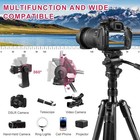 68  Fluid-head--tripod  Professional Travel Video Tripod For Dslr  Camcorders   