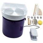 1x 350w  Electric Pottery Wheel Machine  Pottery Tool Art Clay Craft 9 84   1set