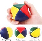 Odowalker 6 Pcs Juggling Balls Set Mini Multi Colored Juggling Ball Game