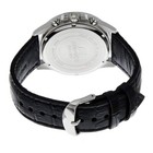 Casio Edifice Efr-526l-1avuef New Men s Watch Genuine Leather Band Chronograph