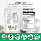 Organic Crispy Puffed Quinoa - Real Crisped Quinoa Vegan
