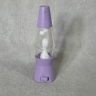 The Original Lava Lamp Mini 6  Night Light Purple   White Plug In Led 