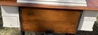 Vintage Sewing Machine Cabinet Converted To Bathroom Vanity