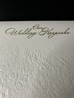 Hallmark Vintage Cream Our Wedding Keepsake Photo Album Ivory Timeless