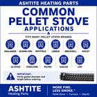 Vermont Castings 3421 Gasket Kit Replacement Resolute Acclaim Door Glass Damper