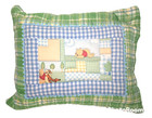 Vintage Winnie The Pooh Nursery Crib Quilted Pillow Sham Set Tigger Eeyore Pigle