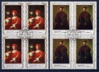 Ajman 420-423 A Cto Paintings Portraits Women Landscapes Zayix 0424m0075