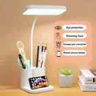 Dimmable Led Desk Light Touch Sensor Table Bedside Reading Lamp Usb Rechargeable