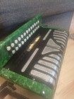 Soviet Accordion  tula Ryabinushka  Garmon Harmonica Vintage Button Excellent
