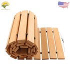 Wooden Garden Pathway Outdoor Roll Out Decorative Straight Walkway 8ft Lx17 In W