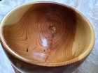 Hand Turned Juniper Wood 5 25  Bowl Artist Signed Decor