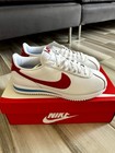 Women s Nike Cortez Leather Shoes - White varsity Red varsity Blue Dn1791 108