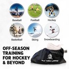 Ace Hockey Slide Board Booties - Compatible With All  Hockey Slide Board