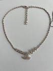 Authentic Chanel Cc Logo Gold Crystal Necklace New In Box 2025