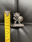 Vintage Norge Pewter Mini Norse Viking Warrior Figure With Axe And Shield 2 