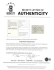 Hugh Hefner  Autograph   The Art Of Playboy   1 Of 1   Unique  Rare  Beckett Loa