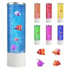 Color Changing Led Bubble Lamp   Fake Aquarium Night Light   Moving Fish Decor  